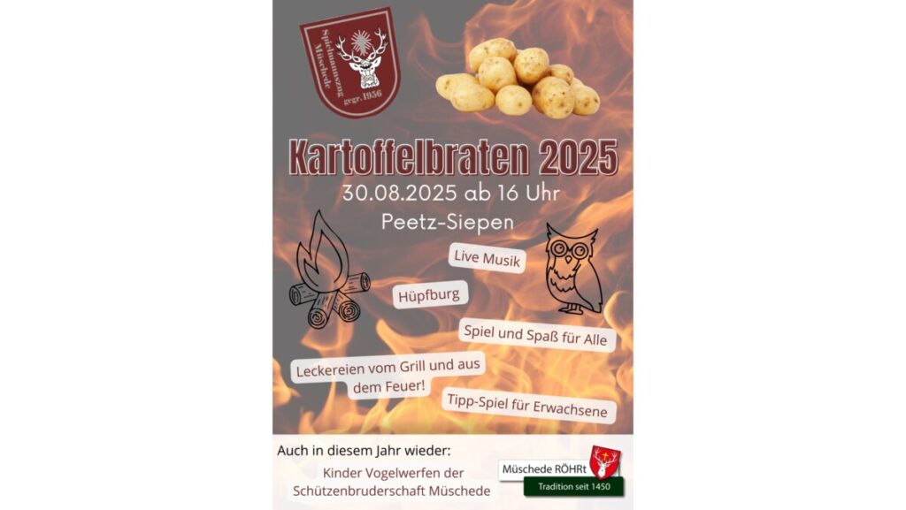 Kartoffelbraten 2025 Spielmannszug Müschede